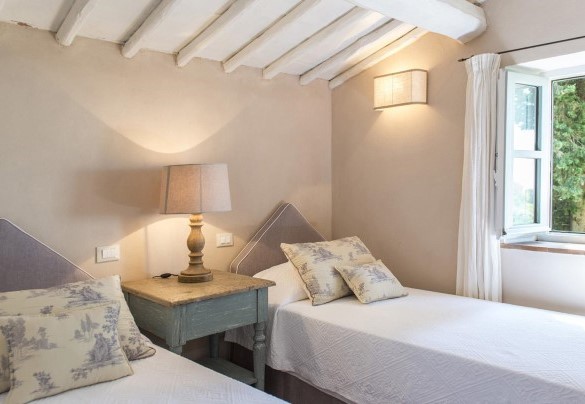 Twin bedroom n.3 on the ground floor – Villa Delle Upupe 