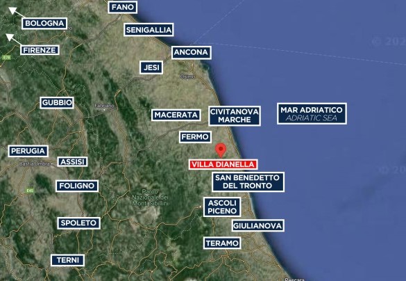 Villa Dianella - Mappa