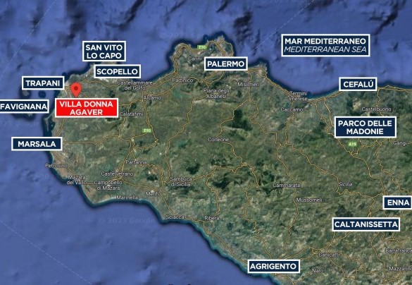 Villa Donna Agaver - Mappa