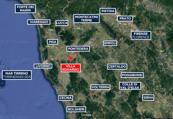 Villa Edoardo - Mappa