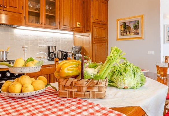 La cucina al piano terra - Villa Elena 