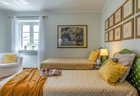 La camera doppia n.3 al primo piano - Villa Elena 