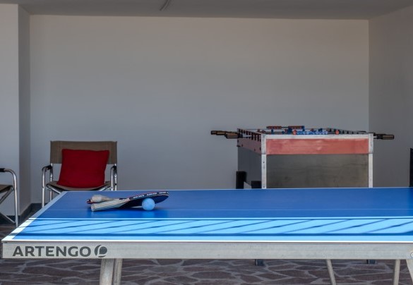 Il tavolo ping pong e il biliardino - Villa Elena