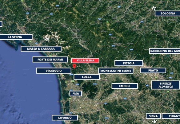 Villa Elena - Mappa