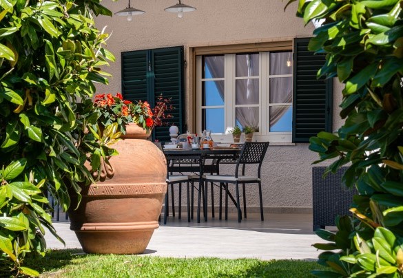 Scorcio panoramico nel giardino - Villa Elena