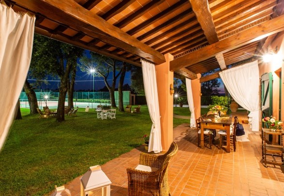 Porch in convenient position just in front of the house – Villa Elisa 