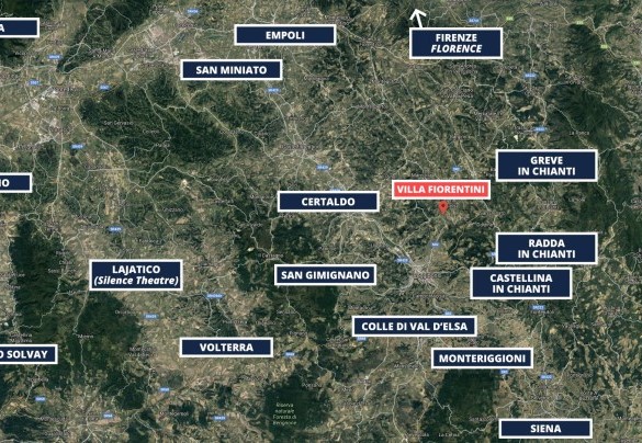 Villa Fiorentini - Tourist Map