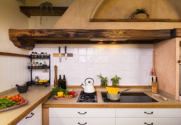La spaziosa cucina - Villa Flaminia  