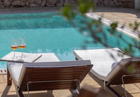 Dettaglio zona solarium - Villa Floria
