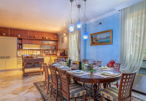 The spacious kitchen and dining area within easy reach for your convenience - Villa Gabri