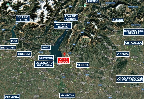 Villa Gasco - Mappa