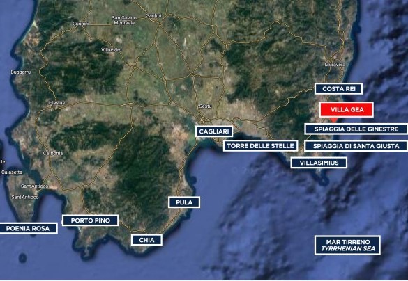 Villa Gea - Mappa 