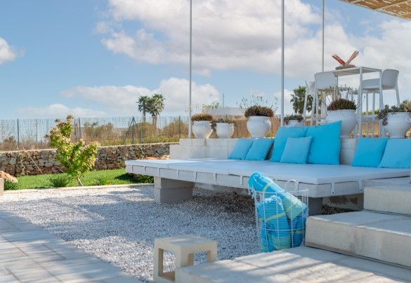 Detrail of the sunbathing area – Villa Gialonia