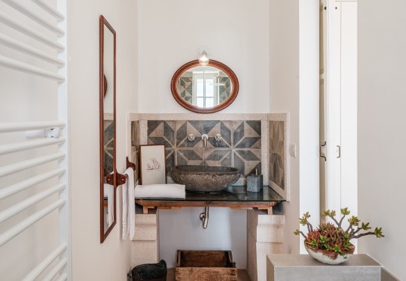 Il bagno ensuite n.1 al piano superiore - Villa Giari