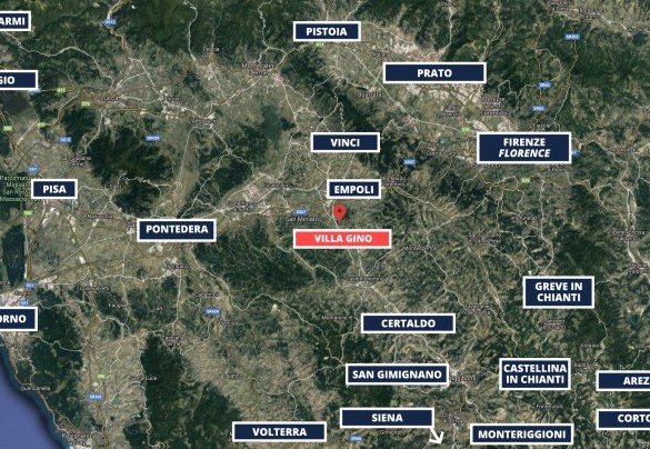 Villa Gino - Map