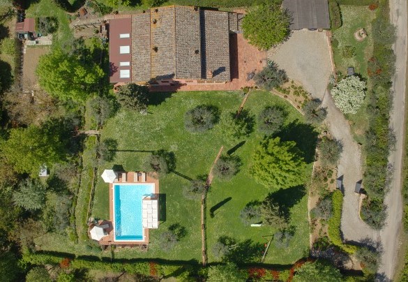 Top view of the property - Villa Gino 