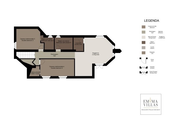 First Floor - Villa Giulia