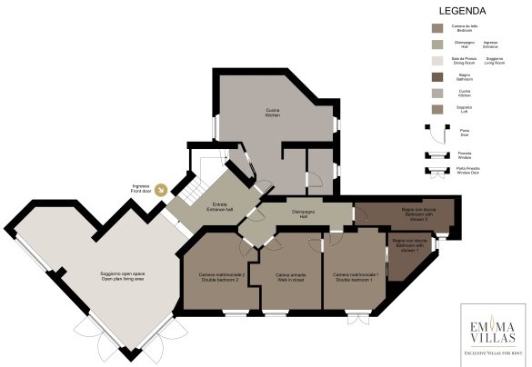 Ground Floor - Villa Giulia