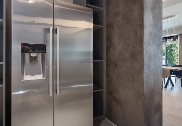 Large additional refrigerator in the hallway near the kitchen - Villa Grace