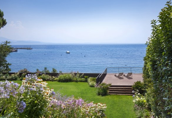 Lake view from the terrace on the ground floor - Villa Grace