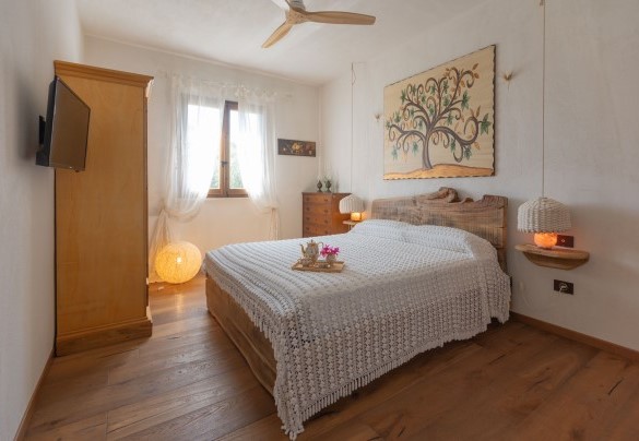La camera da letto matrimoniale – Villa I Mori 