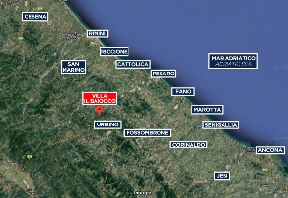Villa Il Baiocco - Map