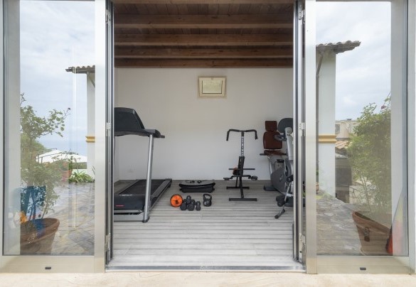 The gym - Villa Il Basto