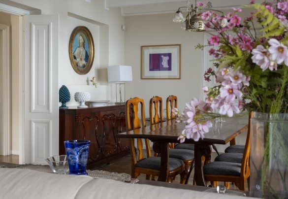 The dining area - Villa Il Basto	
