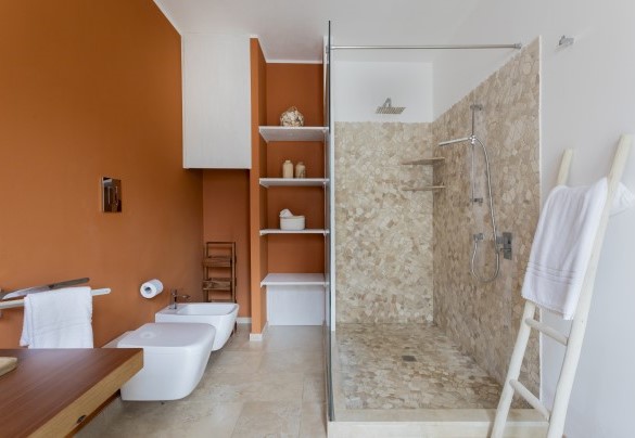 The ensuite bathroom n.3 in the annex - Villa Il Basto