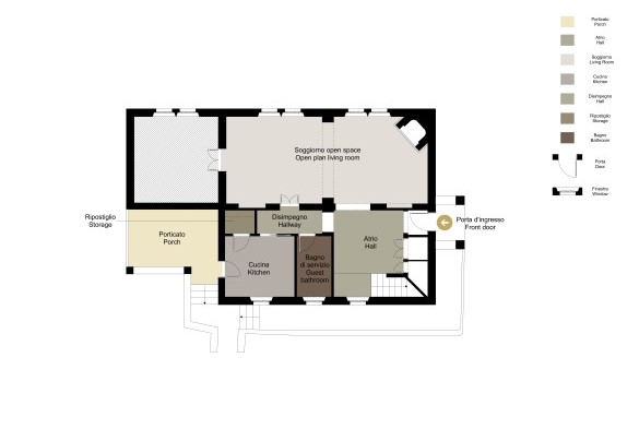 Ground Floor - Villa Il Basto
