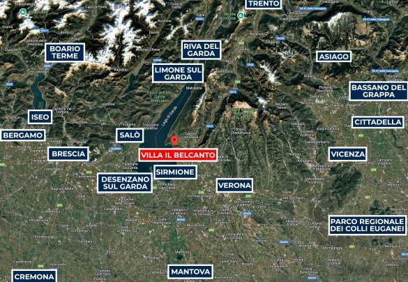 Mappa -Villa il Belcanto