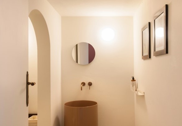 Bagno di servizio al piano terra - Villa il Belcanto