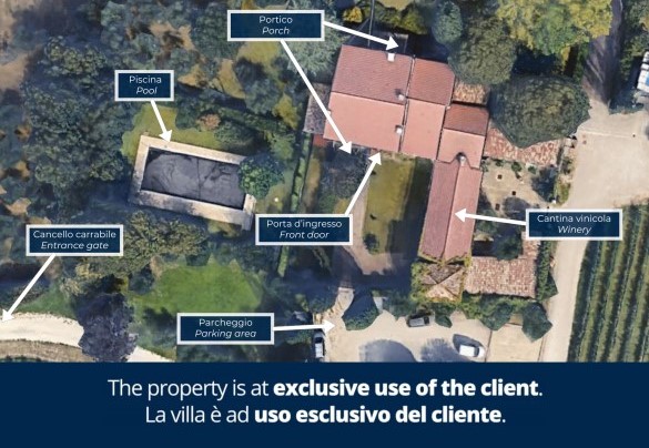 Villa il Belcanto - Property layout 