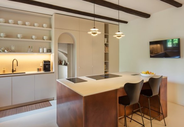 Cucina con isola centrale  - Villa il Belcanto