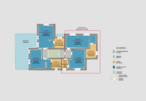 Villa Il Cedro - First floor