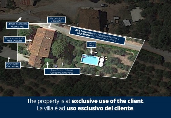 Villa Il Colle di Moriano - Property Plan