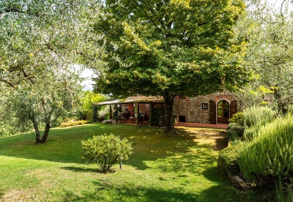 The beautiful villa immersed in the greenery of the garden - Villa Il Colle di Moriano  