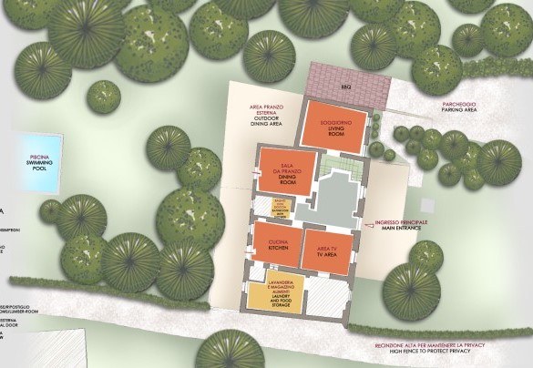 Villa Il Colle di Moriano - Ground Floor