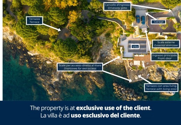 Villa il faro - Property plan