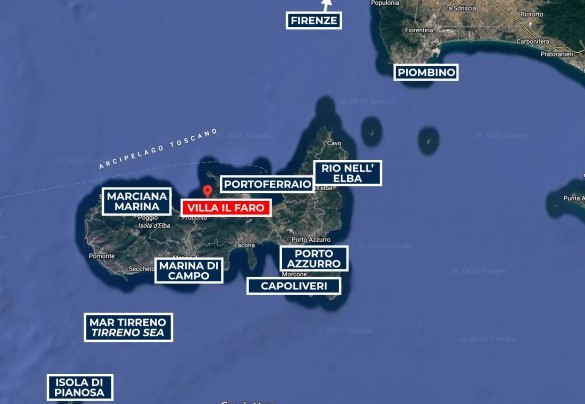Mappa - Villa Il Faro