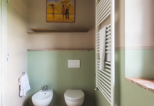 Bagno en suite n.2 con doccia al primo piano - Villa il Magnifico 