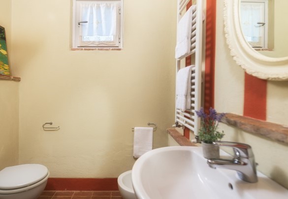 Bagno en suite n.1 con doccia al piano terra - Villa il Magnifico 