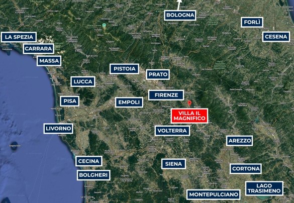 Villa Il Magnifico - Mappa