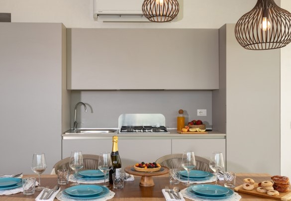 Le zone pranzo e cucina - Villa Il Melograno