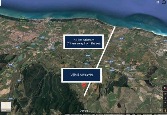 Villa Il Meluccio - Distance from the Sea