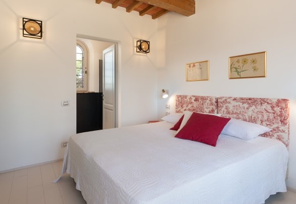 La camera matrimoniale (con letti divisibili) n. 2 nella suite al piano terra – Villa Il Pozzo
