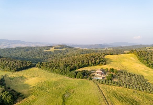 La suggestiva vista sulle colline, la Toscana come in cartolina - Villa Il Pozzo