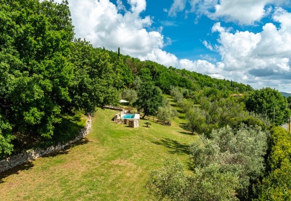 La proprietà nel verde del parco – Villa il Ritiro