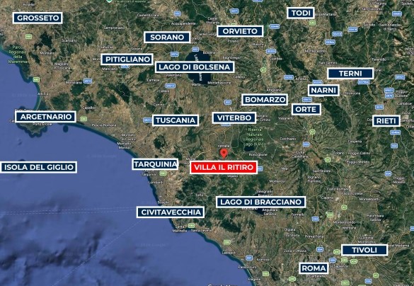Mappa - Villa Il Ritiro