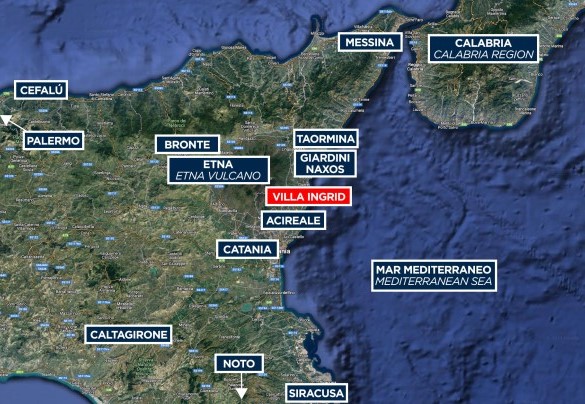Villa Ingrid - Mappa